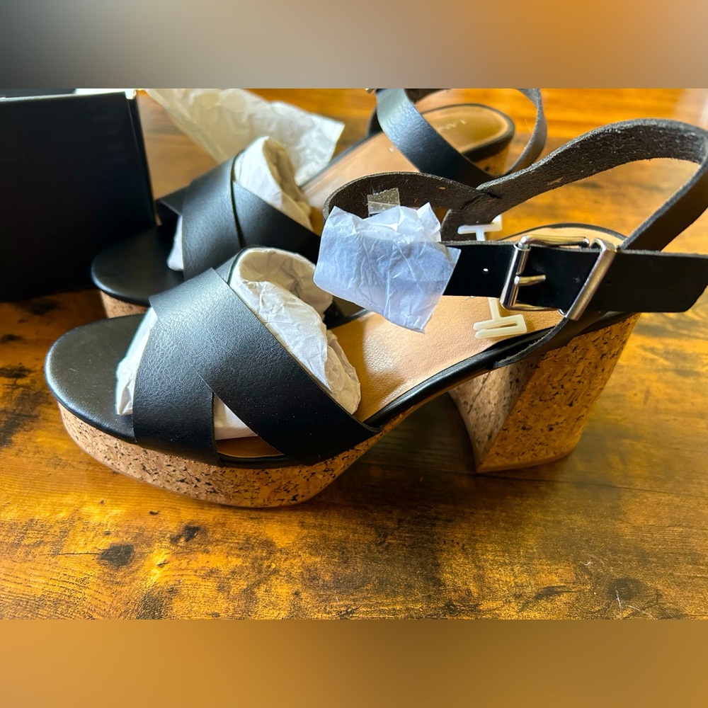 Lane Bryant platform sandals - size 10 wide
